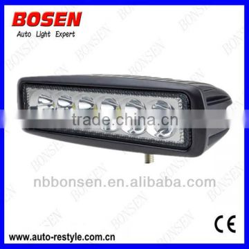 18W flush offroad LED work light truck light for for tractor, forklift, off-road, ATV, excavator, heavy duty equipment etc.