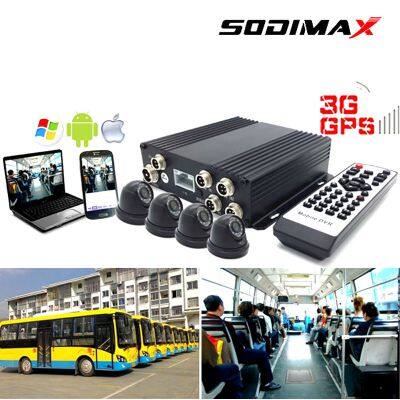 4G GPS WIFI 1080P Мини мобильный регистратор видеоданных с 4 каналами
