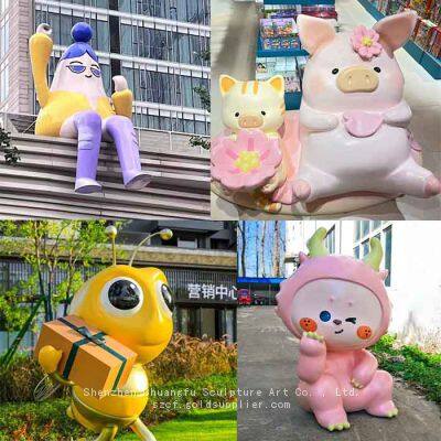 Large Paper Flower Custom Giant Simulation Flower Sculpture Fantasy Flower Device photo-5