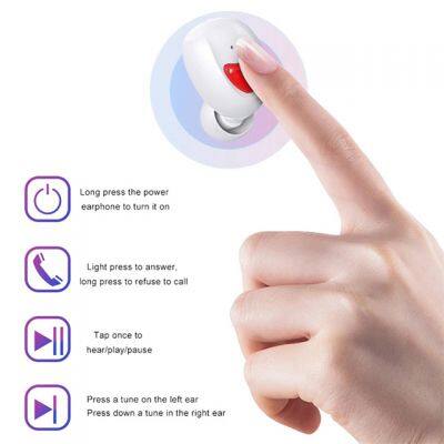 New Tw20 Bluetoth Headset 5.0 Wireless Sports Earplug TWS Stereo Factory Direct Sales photo-3