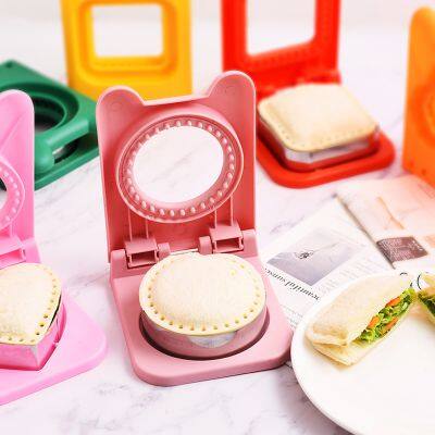 Creative Sandwich Cutter & Sealer With Protector Pocket Bread Mold for Lunch Box DIY Sealed Sandwich Cutter Maker Set photo-2