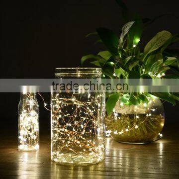 Outdoor Solar Powered LED String Lights Waterproof Copper Wire Lights for Garden Party 800mA Capacity photo-4