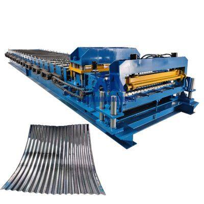High Quality Full Automatic Steel Silo Granary Corrugated Panel Making Roll Forming Machine
