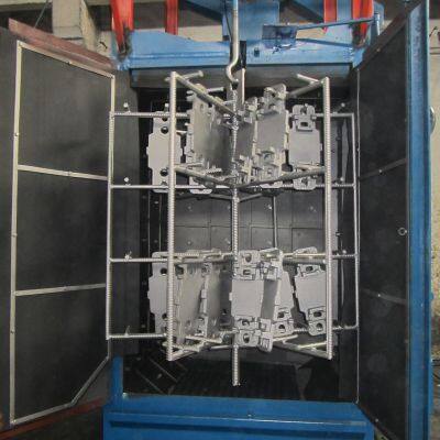 Q378 single hook shot blasting machine, valve, gear and other workpiece surface strengthening cleaning, on-site installation and commissioning