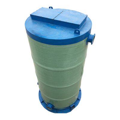 High-quality, Integrated, Prefabricated Fiberglass-reinforced Plastic Sewage Pump Station; Highly Durable Fiberglass-reinforced Plastic Pump Station.