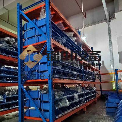 Industrial-Grade Double Column Shelving for Automotive Parts Storage