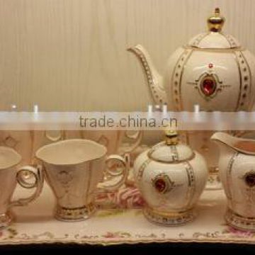 Fine Royal Porcelain Tea Set For 6 Person