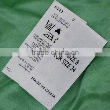 Bottom price special printed apparel paper label