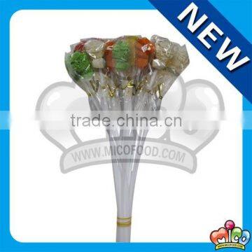 Rose Jelly Ball Lollipop & Marshmallow Lollipop