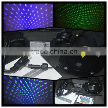Garden Tree and Wall Decoration Outdoor Laser Spot Lights for Holiday Lighting (Green and Blue))