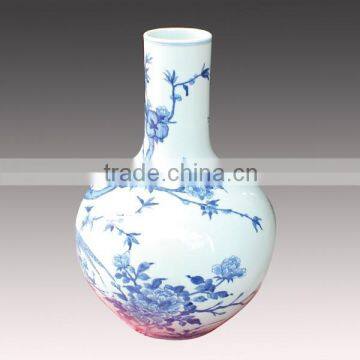 Home Decorative Ceramic Vase With Blue and White Color photo-2
