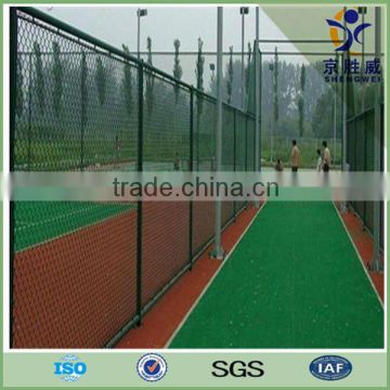 Residental galvanized and pvc coated chain link fence