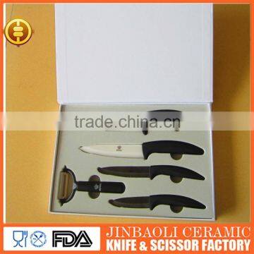 4pcs Zirconia ceramic knife set kitchen