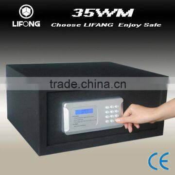 hotel safe deposit box with master code and master key