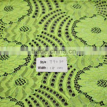 Nylon Mesh Fabric Locked Lace Fabric for Wedding Dress