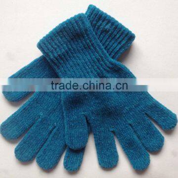 F16 Fashion Winter Warmer Ladies Chenille Gloves photo-3