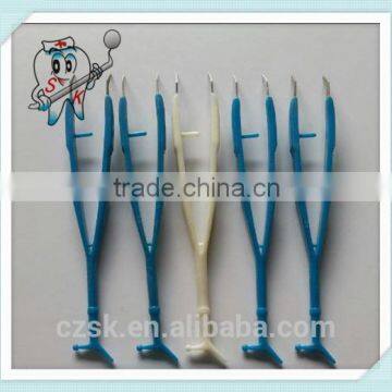 dental tweezers plastic tweezers---- best selling dental consumables