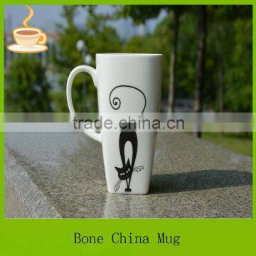 LJ-4218 cute color zibo ceramic mug