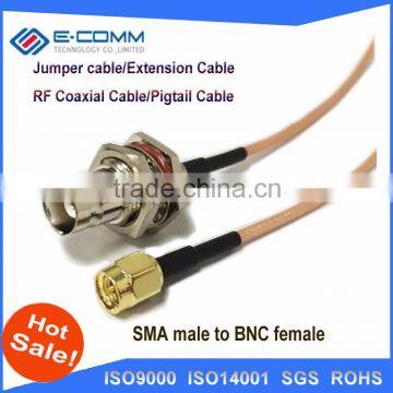 Hot SMA Male to BNC Female Plug Adapter Antenna Pigtail Cable 13"