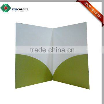 Promotion custom cheap price protable paper file folder