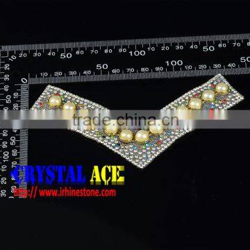 Hot selling shoes trimming, crystal shoes upper, crystal diamond shoes top for decoration