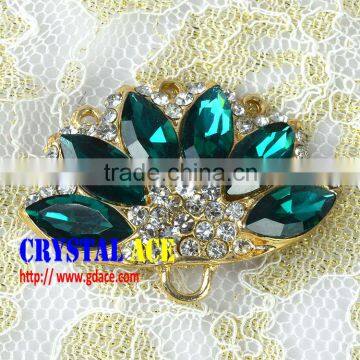 Wholesale Emerald Colour Brooch, Zinc Alloy Brooch Pins, Crystal Brooch, Rhinestone Pin for wedding design