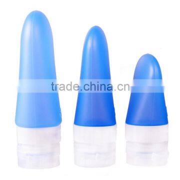 Transparent Bottle Shampoo Squeezable Silicone