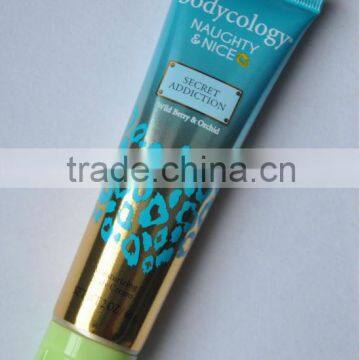 clear cosmetc tube for body lotion