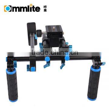 Commlite Double-hand video Rig and support with shoulder pad