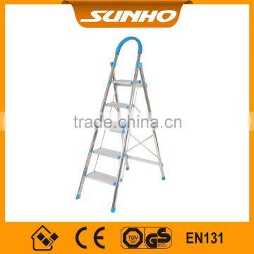 Stainless Steel Material and Folding Ladders Feature Handrail Ladder