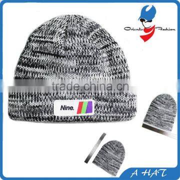 promotional fashion knit beanie