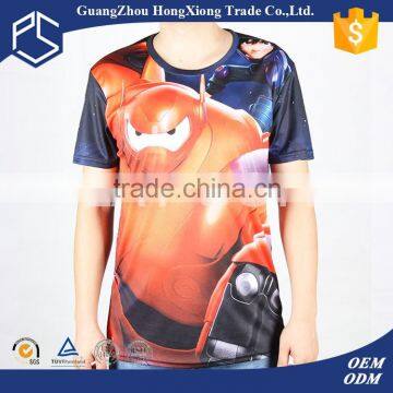 2016 New Trending Breathable Material Sublimation New Style Men T-shirts photo-3