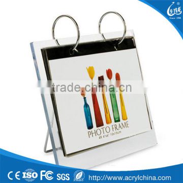 Wholesale Acrylic Calendar Display Stand Perspex Calendar Display Shelf Custom