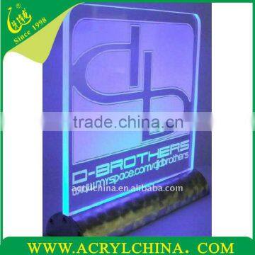 2015 acrylic LED sign light pannel, acrylic LED sign light holder, plexiglass sign light, plexiglass block