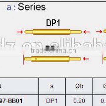 Spring Loaded Pogo Pin brass pogo pin DP1-020097-BB01