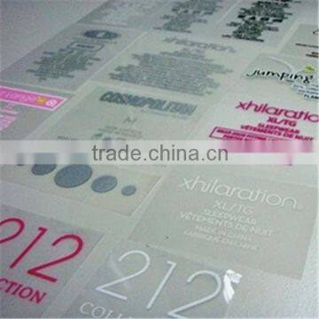 new style high quality heat transfer label