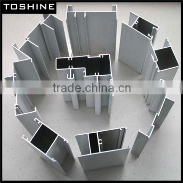 Silver Anodized Balcony Glazing Extruded Aluminum Profile