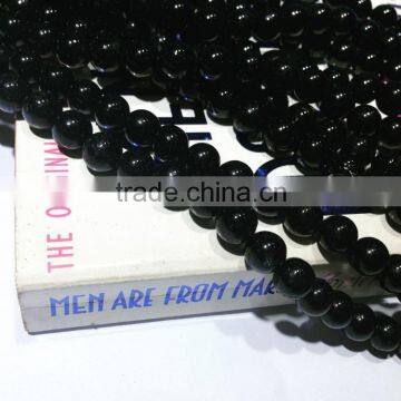 Wholesale Natural Black Tourmaline Round Beads 4-10 mm Gemstone Loose Beads photo-2