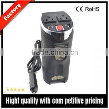 12v to 110v dc to ac power inverter with charger for in car use