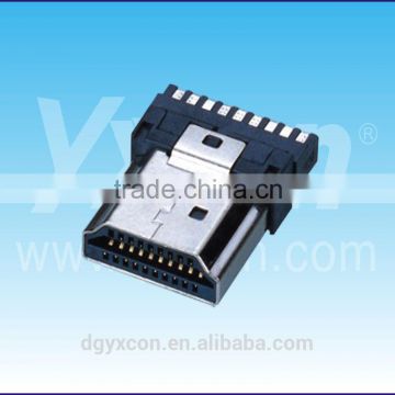 Dongguan manufacturer high quality HDMI plug connector