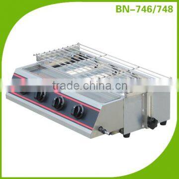 Stainless Steel Counter Top Gas Barbecue Grill/Gas Grill BN-746