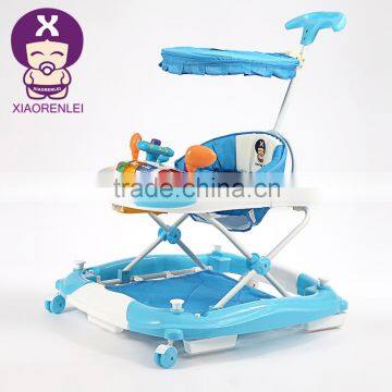 4 Wheels Ce Certification Activity Plastic Baby Walker With Brakes photo-4