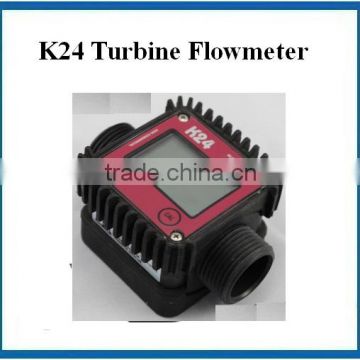 Compact digital turbine flowmeter K24 MALE BSP1" x MALE BSP1"