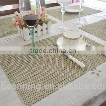 dish mat/cheap placemats/woven pvc placemats for restaurants