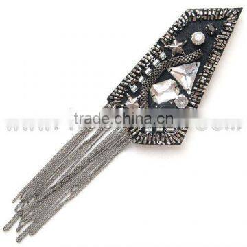 2013 hot sale bead breastpin for rock cloth WBR-641