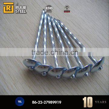 China Zinc Nails/large Head Nail With Washer/Galvanized Umbrella Head Roofing Nails photo-5