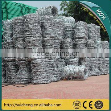 Hot galvanized Double Twist Barbed wire/Twist Barbed wire fencing(Guangzhou Factory)