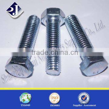 online shopping alloy steel zinc finished hex head bolt