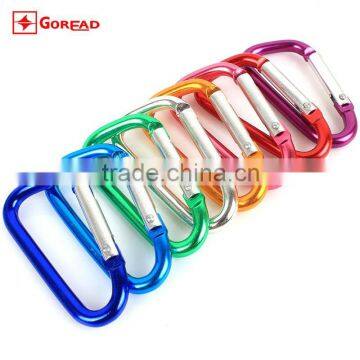 Goread D Type Middle D6CM Multifunctional Carabiner Camp Snap Clip Keychain Aluminum Carabiner Wholesale photo-3
