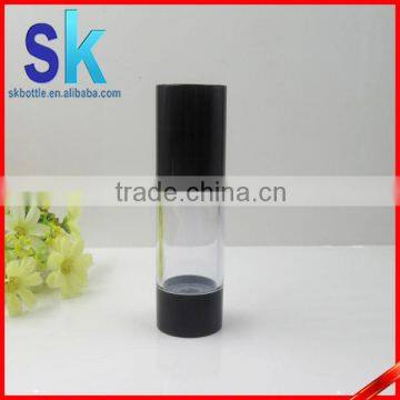30ml black airelss bottle 1oz pump cap black airelss bottle
